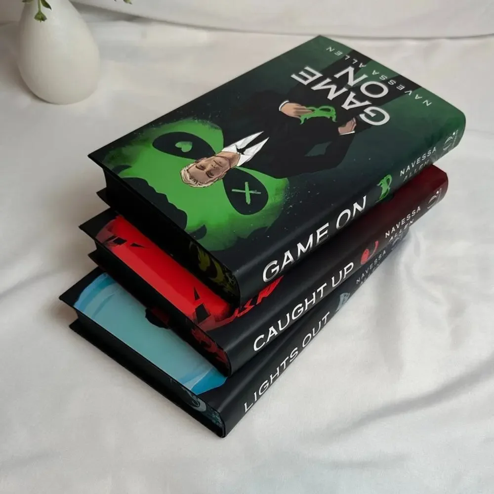 Lights Out Caught Up Game On Navessa Allen FairyLoot SE Hardcover 3 Book Set